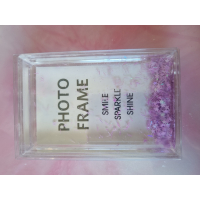 instax fotolijst paarse glitters