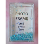 instax fotolijst blauwe glitters