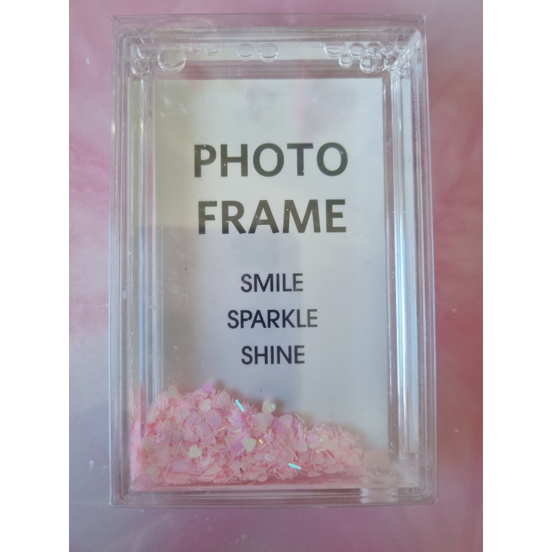 instax fotolijst roze glitters