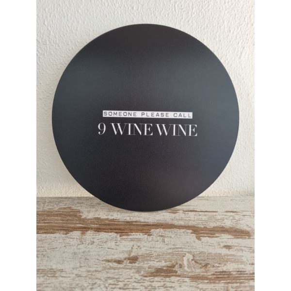 9 wine wine zwart